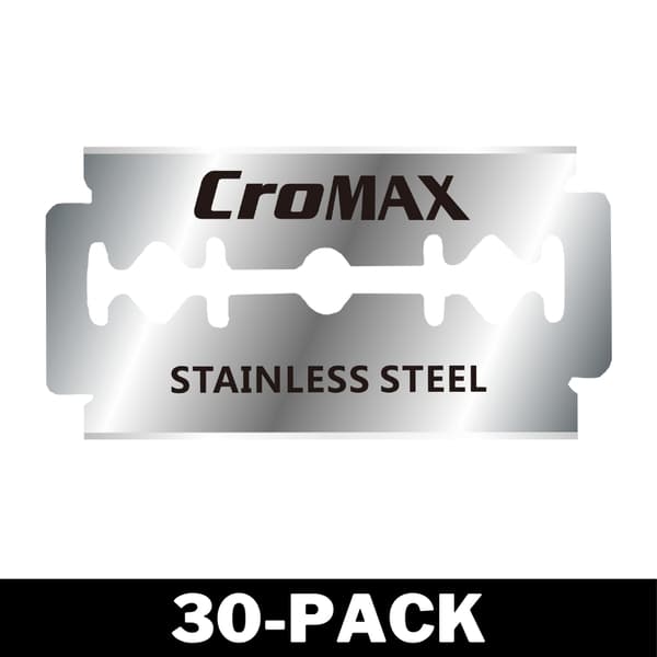 Rakblad Premium Dubbelrakblad Stainless Steel Barber 30-Pack