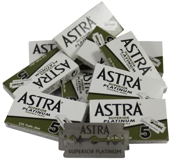 Astra Superior Platinum Dubbeleggade Rakblad 100-pack