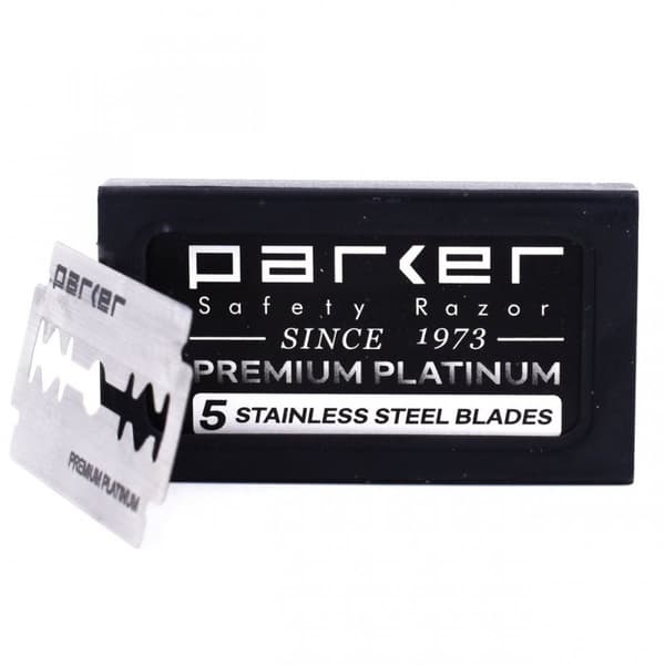Parker Premium Platinum Dubbeleggade Rakblad 100-pack