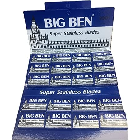Big Ben Super Stainless Dubbeleggade Rakblad 100-pack