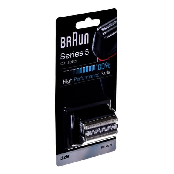 Braun Series 5 52B udskiftningskassette til elektrisk barberhoved – sort