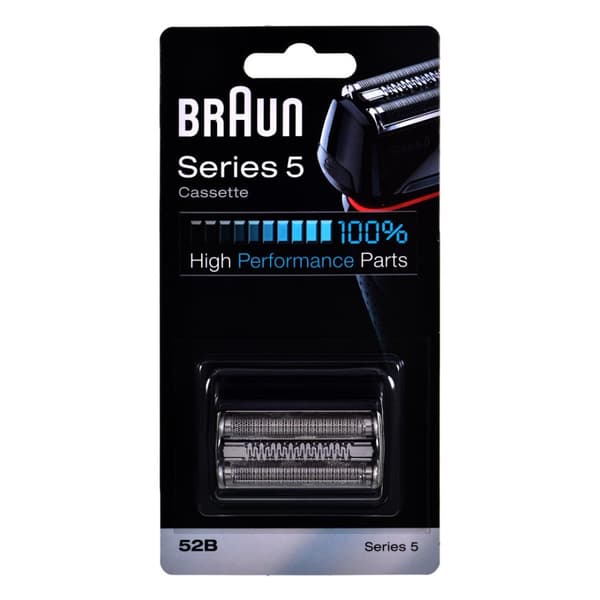 Braun Series 5 52B udskiftningskassette til elektrisk barberhoved – sort