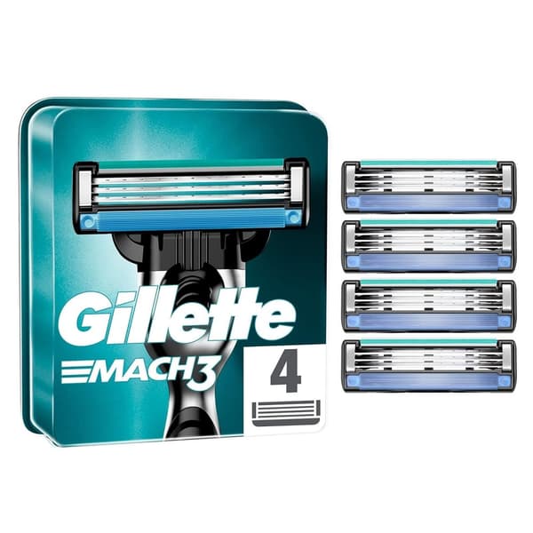 Gillette Mach 3 Rakblad 4-pack