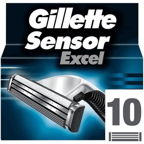 GILLETTE Sensor Excel rakblad x 10