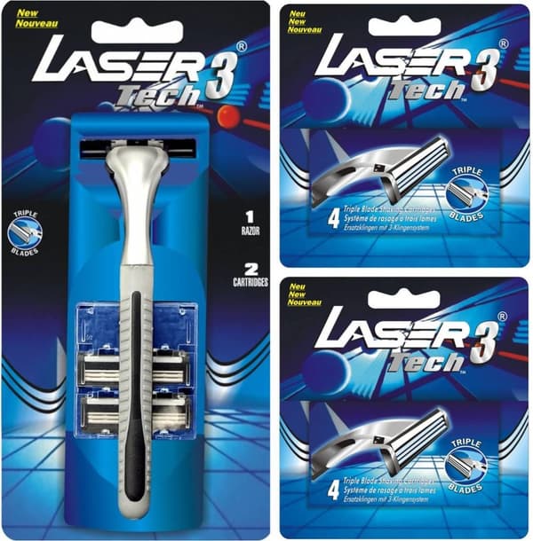 Laser Tech3 rakhyvel + 10 rakblad