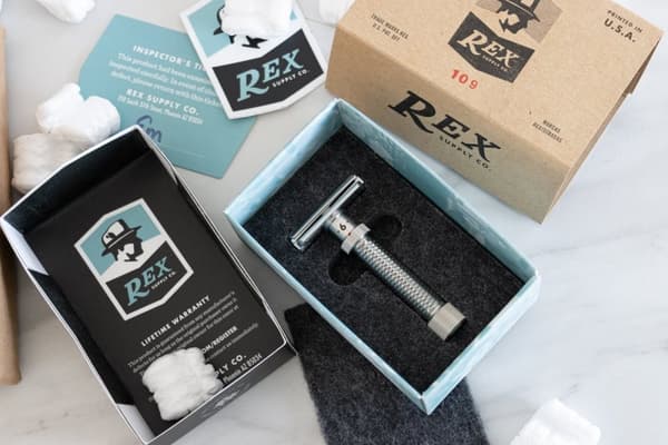 Rex Supply Co. Konsul Slant Bar Säkerhetsrakhyvel