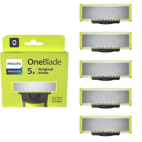 Philips OneBlade QP250/50 Paket med 5 st utbytbara blad