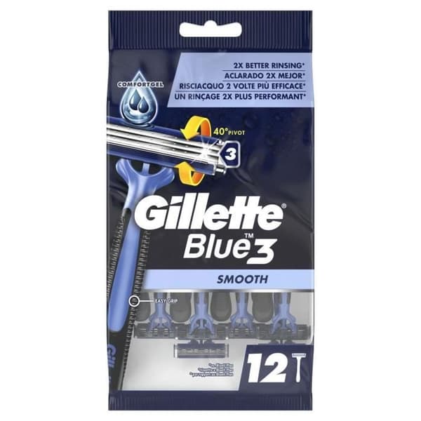 Gillette Blue 3 engångsrakhyvlar x12