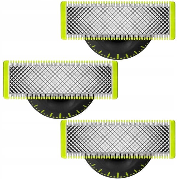 Rakhyvelblad - PHILIPS - OneBlade 360 QP410/50 - Paket med 3 blad - Bekväm - Anpassningsbar till alla hudtyper