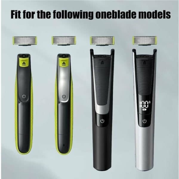 Do golarek elektrycznych i trymerów OneBlade, ostrza wymienne, trwała stal nierdzewna, krawędzie i golenie, 6 szt., model QP230/50