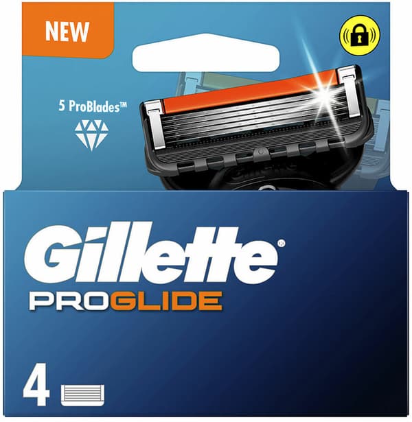 Shaving Razors Gillette FUSION PROGLIDE (4 Units)