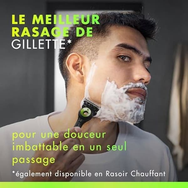Rakhyvlar - GILLETTE - Gillette Labs - Paket med 4 - 5 blad - Exfolieringsstång