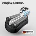 Miniatyrbild 5 av 6: Ersättningskassett - BRAUN - 32B - För Series 3 elektrisk rakapparat - Svart