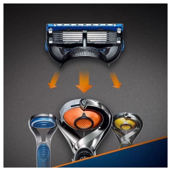 GILLETTE Fusion Proglide Flexball Razor med 9 påfyllningar
