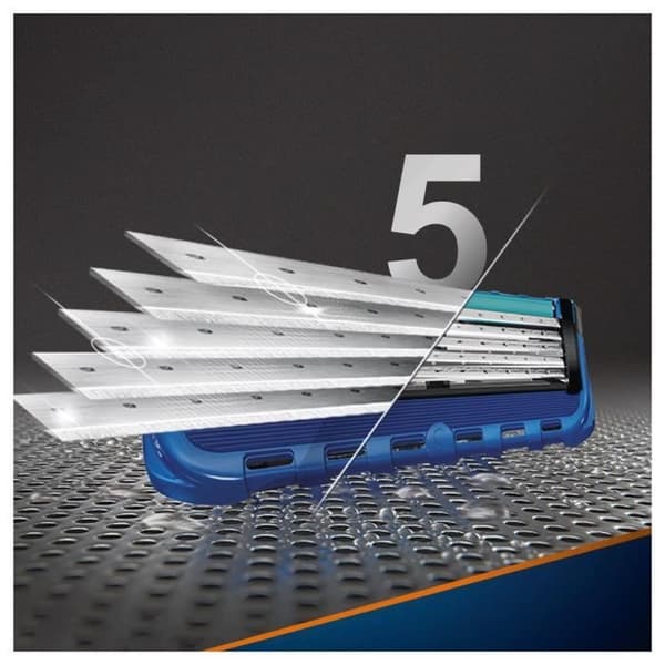 GILLETTE Fusion Proglide Flexball Razor med 9 påfyllningar