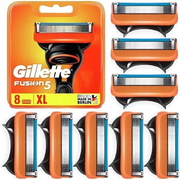 GILLETTE FUSION 5 BLAD 8 st. ORIGINAL