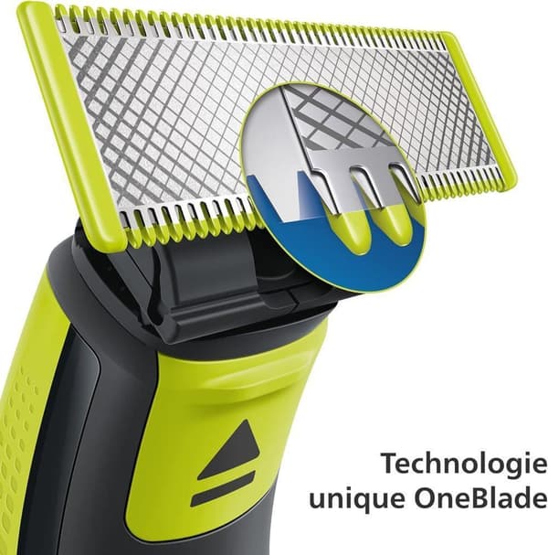 5-delat utbytesblad för OneBlade- Trimning/Rakning/Klippning | Kompatibel QP250/50 & Alla Handtag