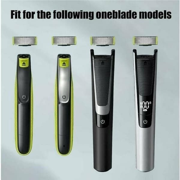 5-delat utbytesblad för OneBlade- Trimning/Rakning/Klippning | Kompatibel QP250/50 & Alla Handtag