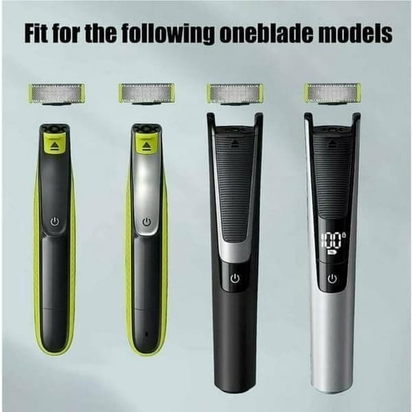 5-delat utbytesblad för OneBlade- Trimning/Rakning/Klippning | Kompatibel QP250/50 & Alla Handtag
