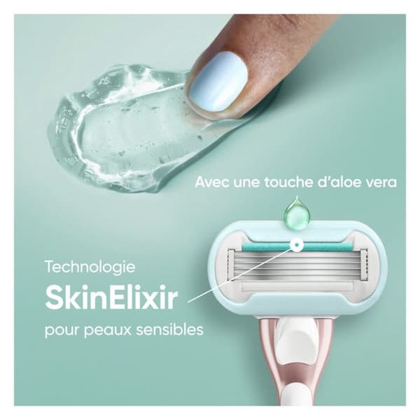 Rasoir Venus PRO Smooth Sensitive + 3 påfyllningar
