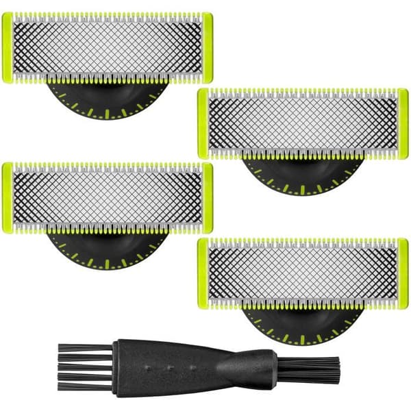 4x LAME PHILIPS ONEBLADE 360 LAMES FÖR RAKBORSTE ORIGINAL
