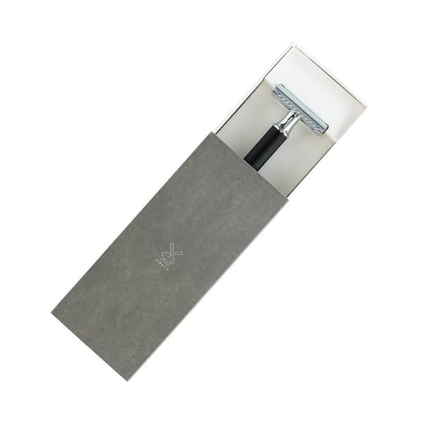 Mekanisk rakhyvel - rak rakhyvel M mÜhle - R 89 SVART - MÜHLE Rakhyvel Stängd kam Precious resin Black