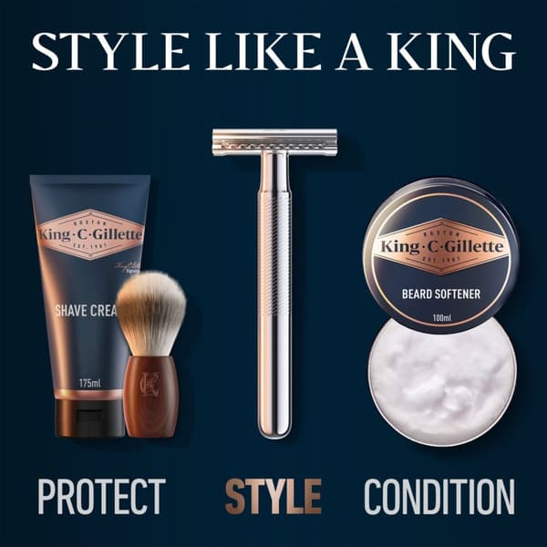 King C. Gillette Dubbeleggad Säkerhetsrakblad 10 st