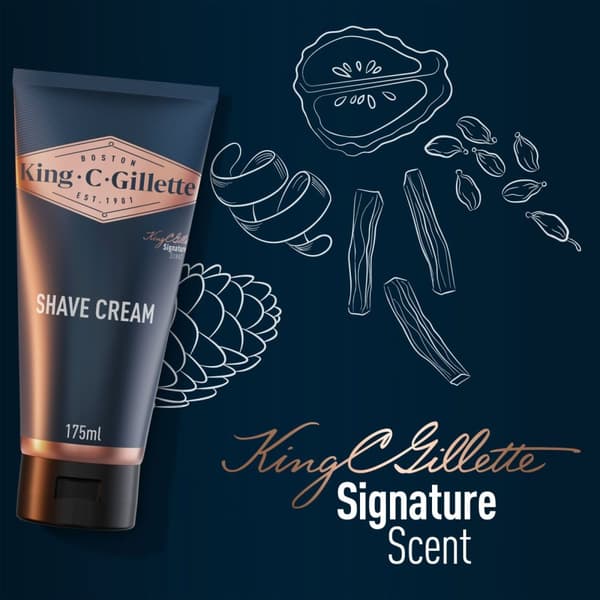 King C. Gillette Shaving Cream 175ml