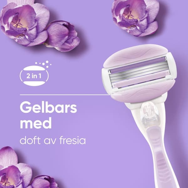 Gillette Rakhyvel Comfortglide Breeze + 2st rakblad