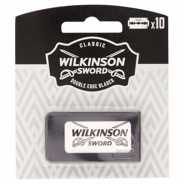 Rakblad säljs ensamt Wilkinson - 7005115S - Sword Double-Edged Blades per 10 Surete Razor