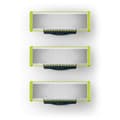 Miniatyrbild 1 av 7: 3-pack ersättningsblad för Philips OneBlade – kompatibla med QP2533, QP2523, QP2630, QP6520