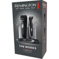 Pikkukuva 3 / 3: Partasarja - REMINGTON - The Works - Itseteroittuva trimmeri - Säädettävä kampa - 45 minuutin akunkesto - USB