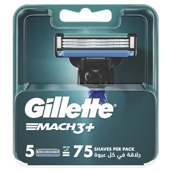 Gillette Refillblad för Mach3+ - 5 st