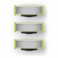 Pikkukuva 1 / 7: 3 kpl partakoneen teriä, jotka ovat yhteensopivia Philips Oneblade Replacement -laitteen kanssa