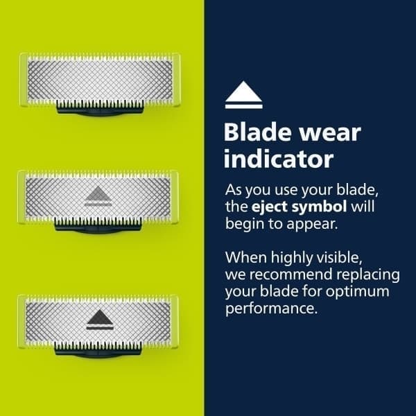 3 kpl partakoneen teriä, jotka ovat yhteensopivia Philips Oneblade Replacement -laitteen kanssa