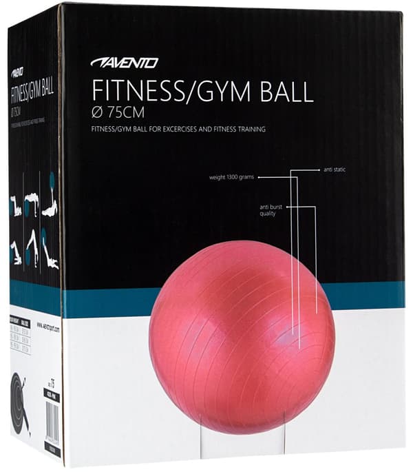 Gym Ball AVENTO 42OC 75cm Pink