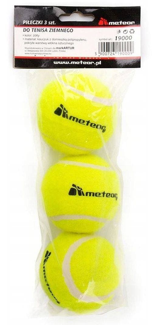 METEOR 19000 TENNISPALLOJEN SARJA, 3 KPL