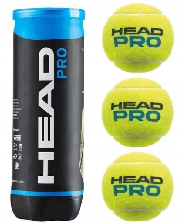 HEAD Pro -tennispallot 3 kpl.