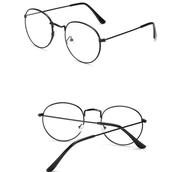 Eleganta Stilrena Glasögon med Platta Glas