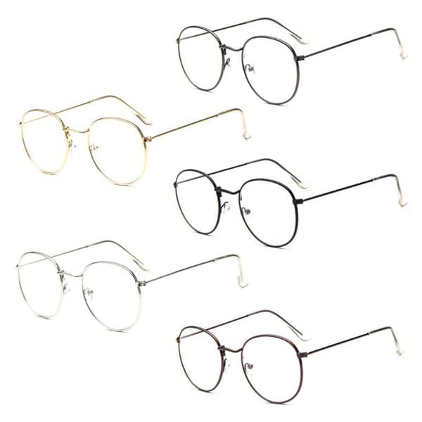 Eleganta Stilrena Glasögon med Platta Glas
