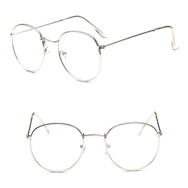 Eleganta Stilrena Glasögon med Platta Glas