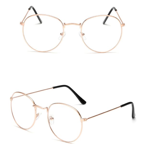 Eleganta Stilrena Glasögon med Platta Glas