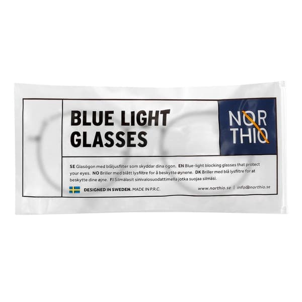 Northio, Anti Blue Light Glasögon - Katt - Silver / Svart