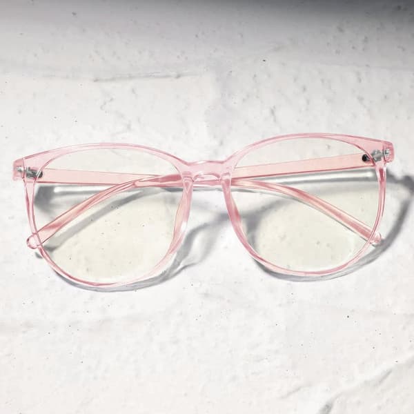 Northio, Anti Blue Light Glasögon - Rosa / Transparent