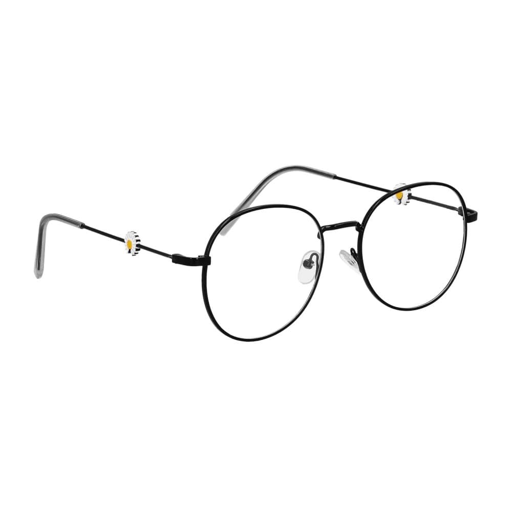 Northio, Anti Blue Light Glasögon - Blomma - Svart