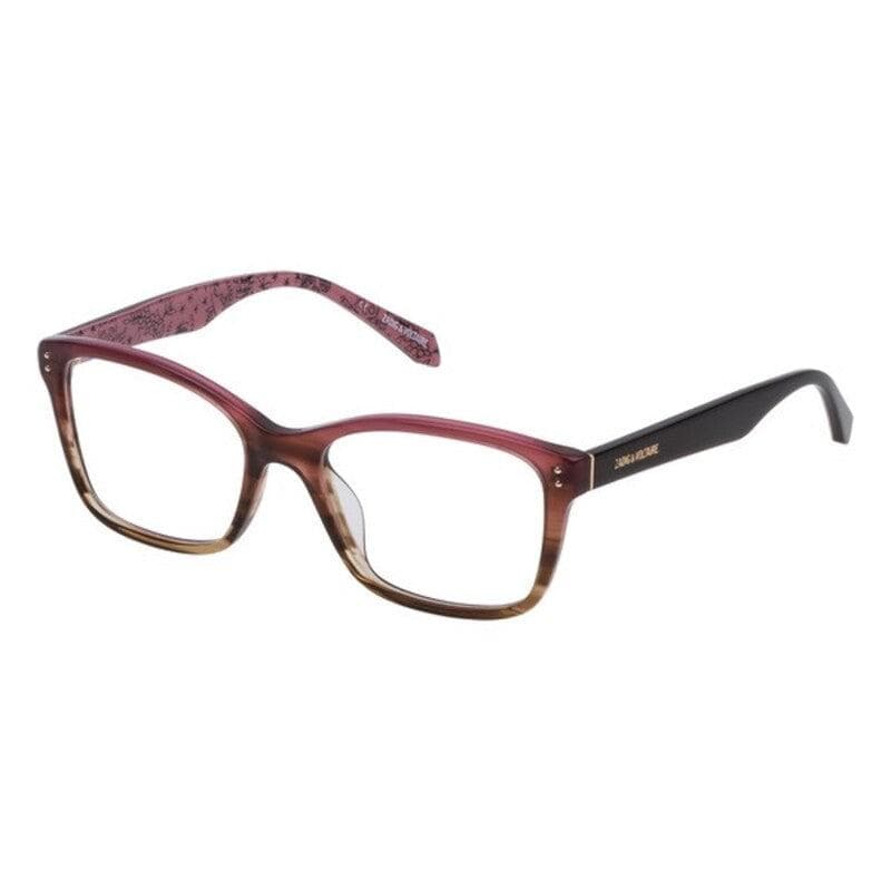 Ladies'Spectacle frame Zadig & Voltaire VZV163520ACN Brown Red (ø 52 mm)