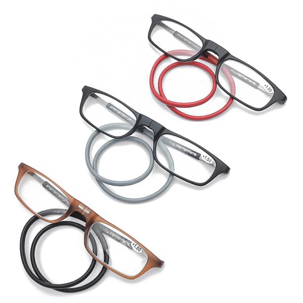 Magnetiska Läsglasögon med Senilsnöre UNISEX (+1.0-+3.5)