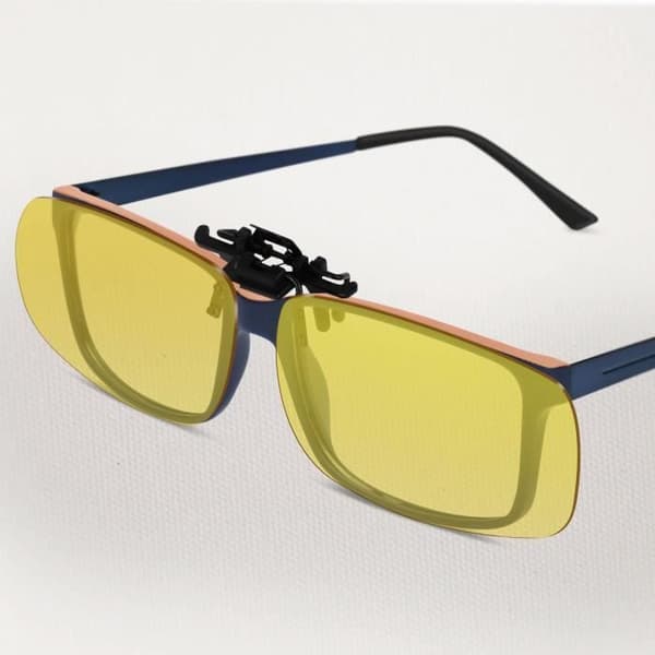 Anti Blue Light Clip Anti Fatigue Glasögon Anti Flicker Yellow Screen