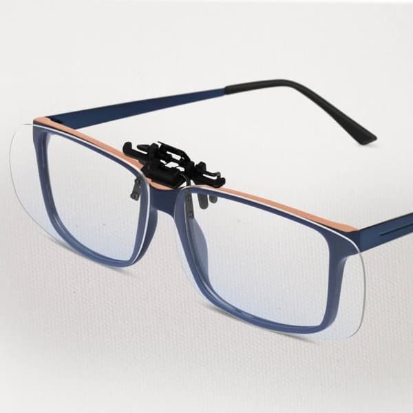 AVIZAR Anti-Blue Light Clip - Anti-trötthetsglasögon - Skärmskydd - Transparent Vit