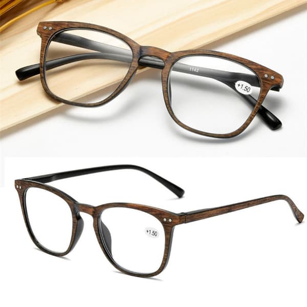 Eleganta Läsglasögon med Styrka UNISEX Brun Brun, +3,0